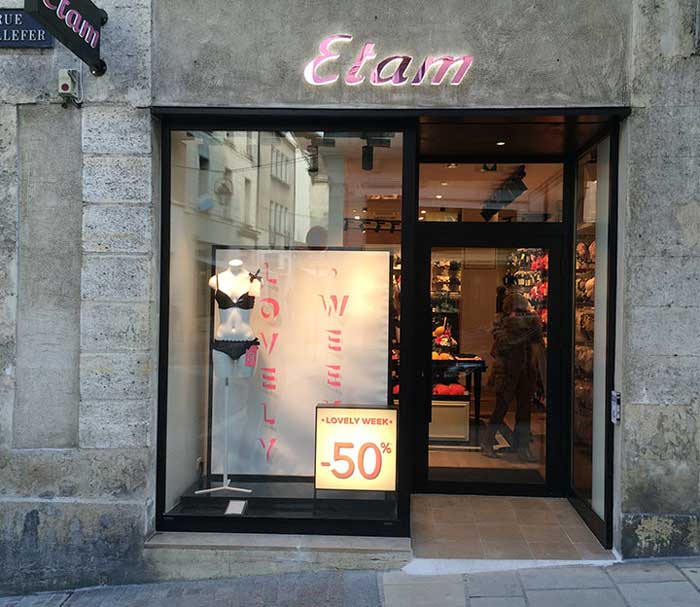 Magasin Etam à Périgueux